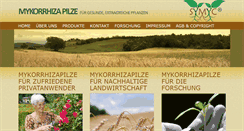 Desktop Screenshot of mykorrhiza-produkte.de